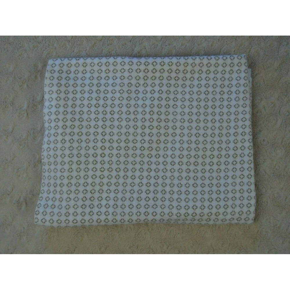 Dwell Studio for Target Baby Receiving Blanket White Geometric Print Flannel